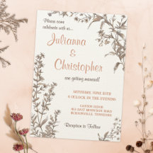 Rustikale Boho-Wildblumen Hochzeit