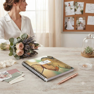 Rustikale Bokeh-Herzen Braut Hochzeitsplaner Planer
