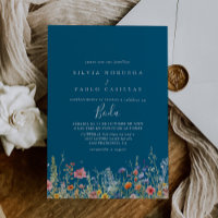 Rustikale botanische spanische Hochzeit auf der Wi
