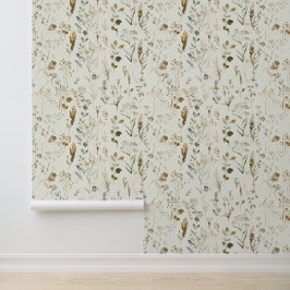 Rustikale botanische Wildblume Kernpunkt Tapete