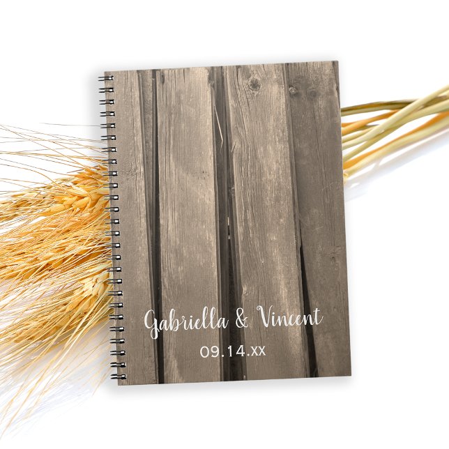 Rustikale Brauerei Notizblock (Create an advice book or guest book for your rustic barn party bridal shower or wedding theme.)