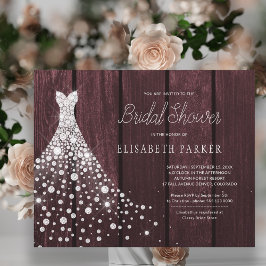 Rustikale Brautdusche