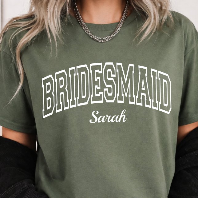 Rustikale Brautjungfern Braut-Truppe Benutzerdefin T-Shirt (Bachelorette Party,

Bridal Shower Gift, Custom Wedding Shirt, Engagement Gift, Bridal Brunch Gift)