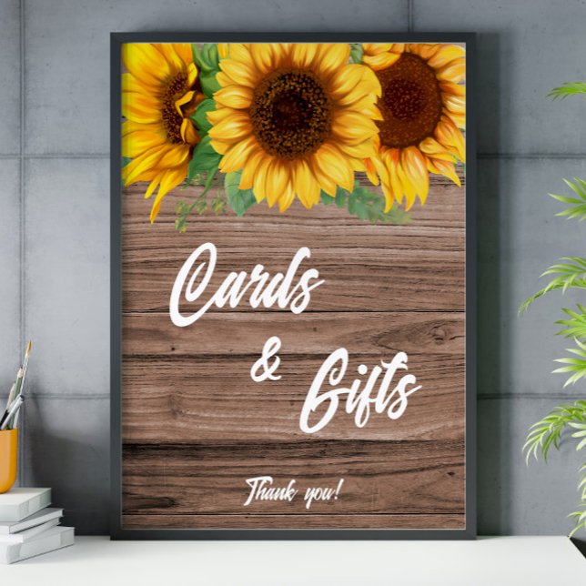 Rustikale Bridal Cards und Giftschild Poster (Von Creator hochgeladen)