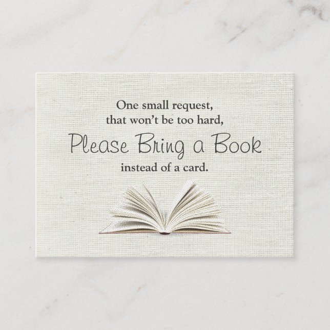 Rustikale bringen ein Babyduschenbett Begleitkarte (Vorderseite)