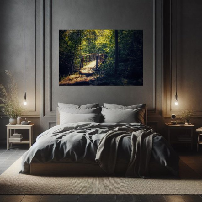 Rustikale Brücke im Shenandoah National Forest Fot Poster (Von Creator hochgeladen)