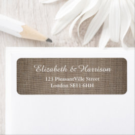 Rustikale Burlap Wedding