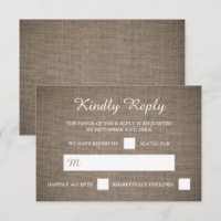 Rustikale Burlap Wedding