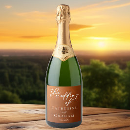 Rustikale Burnt Orange Herbsthochzeit nach Maß