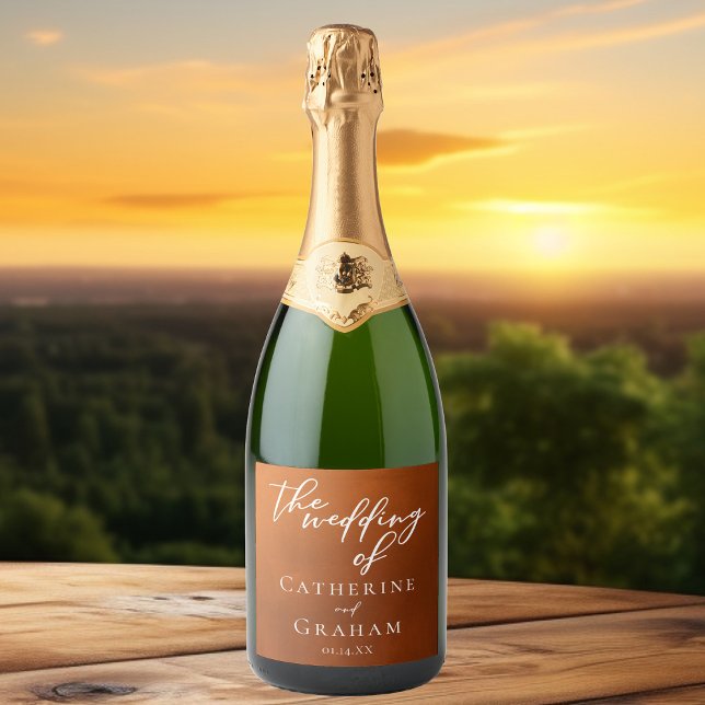 Rustikale Burnt Orange Herbsthochzeit nach Maß (Von Creator hochgeladen)