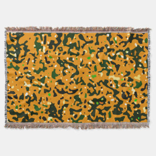 Rustikale Camouflage Camouflage Muster Decke