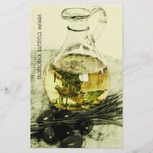 Rustikale Catering-Werbekarte Flyer