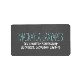 Rustikale Chalkboardhochzeit Adressaufkleber