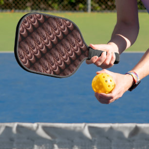 Rustikale Dachziegel mit einzigartiger Perspektive Pickleball Schläger