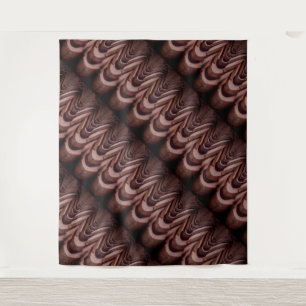 Rustikale Dachziegel mit einzigartiger Perspektive Wandteppich