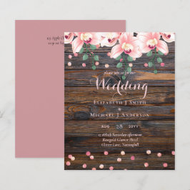 Rustikale Dusty Rose Rosa Blumenzehen