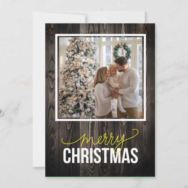 Rustikale einfache Weihnachten (Vorderseite)