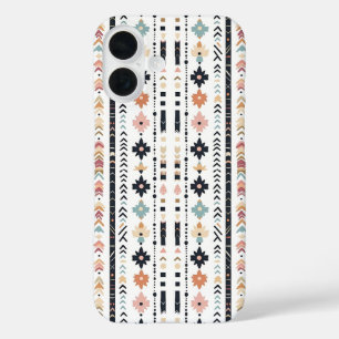 Rustikale einheimische ethnische Mudcloth-Ästhetik iPhone 16 Hülle