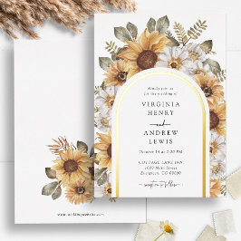 Rustikale Einladung zur Hochzeitsfeier