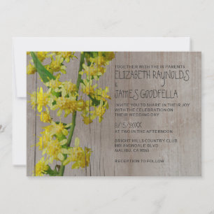 Rustikale Einladungen zur Hochzeit von Solidago