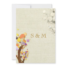 Rustikale Elegance Burlap Trees Wedding