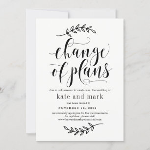 Rustikale Elegance EDITABLE FARBE Wedding Update C Save The Date