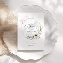 Rustikale Elegance Greenerity & Copper Wedding QR 