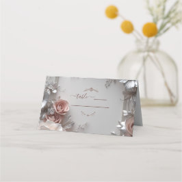 Rustikale Elegant Floral Wedding Platzkarte