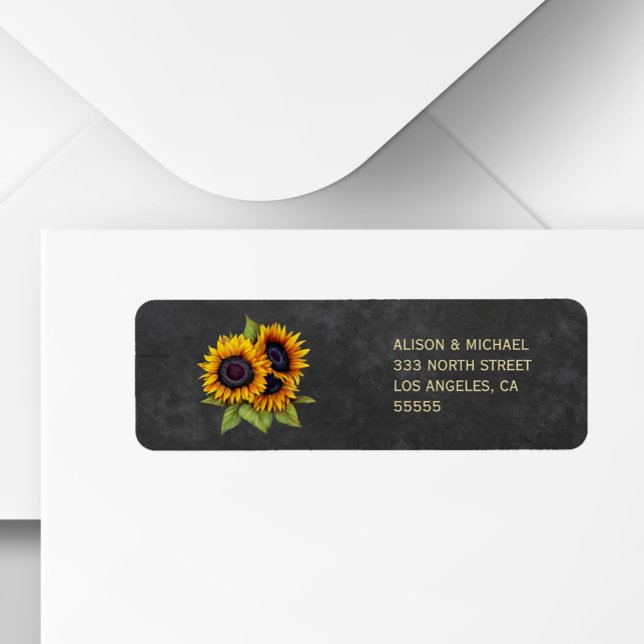 Rustikale, elegante Chalkboard-Sonnenblumen uAwg A (Von Creator hochgeladen)