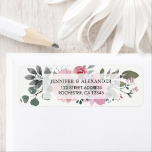 Rustikale, elegante, florale botanische Hochzeit