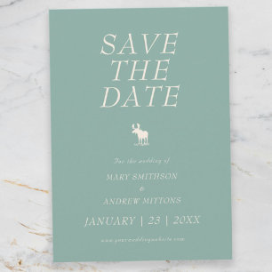 Rustikale elegante Hochzeit - Merkt euch den Termi Save The Date