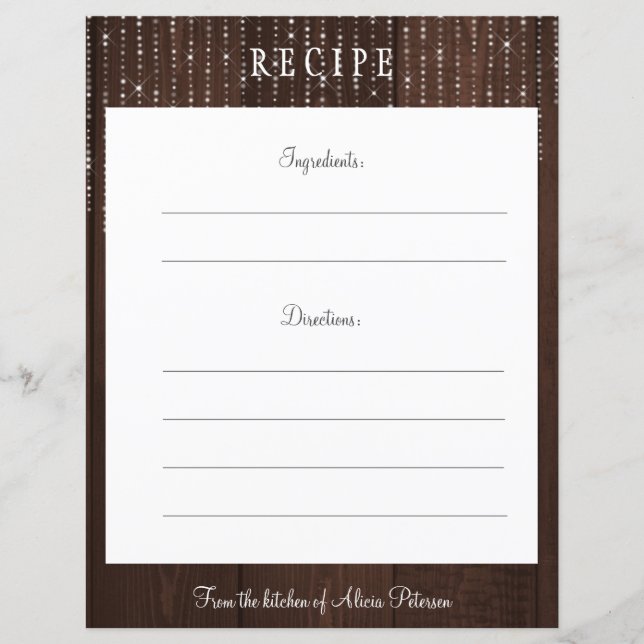 Rustikale, elegante Holzleuchten aus braunem Braun (Vorderseite)