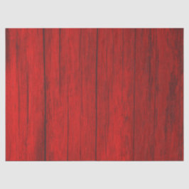 Rustikale Elegante Hütte Texture Red Wood Grain Seidenpapier