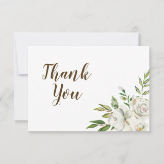Rustikale Eleganz Danke Karte