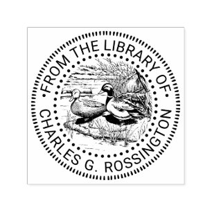 Rustikale Enten an der Wasserkante Buchname Permastempel