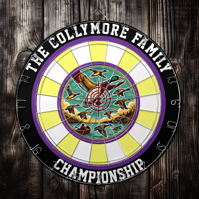 Rustikale Enten in Sky Design Dartscheibe (Von Creator hochgeladen)