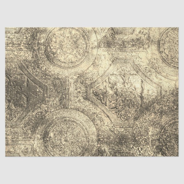 Rustikale Enttäuschung der alten Welt Seidenpapier (Vorderseite)