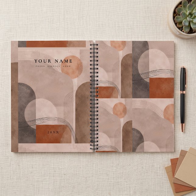 RUSTIKALE ERDIGE RETRO-FORMEN-STYLE-PLANNER PLANER (Von Creator hochgeladen)