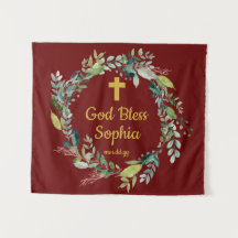 Rustikale erste Kommunion Hintergrund Dekorationen