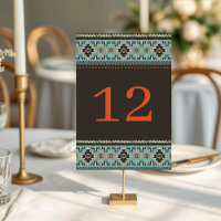 Rustikale Ethnic Tribal Winter Wedding