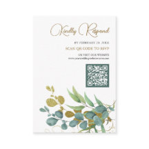 Rustikale Eukalyptus Gold Zweigniederlassung QR Co