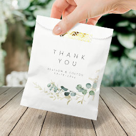 Rustikale Eukalyptus-Grüne Hochzeit Geschenktütchen