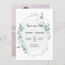 Rustikale Eukalyptus--Karte