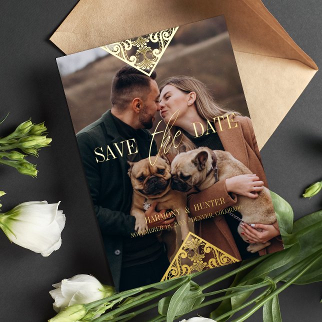 Rustikale Extravagante Boho-Spitzen-Wirkung Weiße  Folieneinladung (Von Creator hochgeladen)