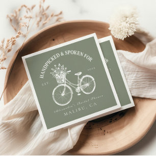 Rustikale Fahrraddusche Serviette