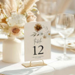 Rustikale Fall-Flora-Tischnummer Tischnummer<br><div class="desc">Elegante Fall Floral Sitzkarte Tischnummer. Das Design setzt sich auf der Rückseite fort. Um das Sitzdiagramm der Tischnummer zu bestellen, passen Sie einfach jede Karte mit der Tischnummer und den Namen der Paare an, und fügen Sie sie dann Ihrem Warenkorb hinzu. Das ist perfekt auf unsere Hochzeitskollektion abgestimmt. Passende Artikel...</div>