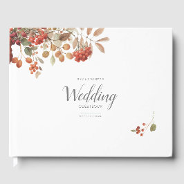 Rustikale Fall-Foliage Gästebuch