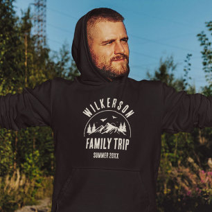 Rustikale Familientreppe Holz Retro Hoodie