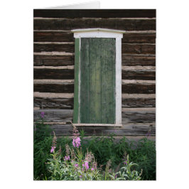 Rustikale Fensterkarte