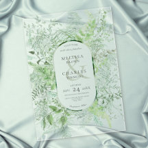 Rustikale Fern Green Foliage Smaragdgrüne Hochzeit